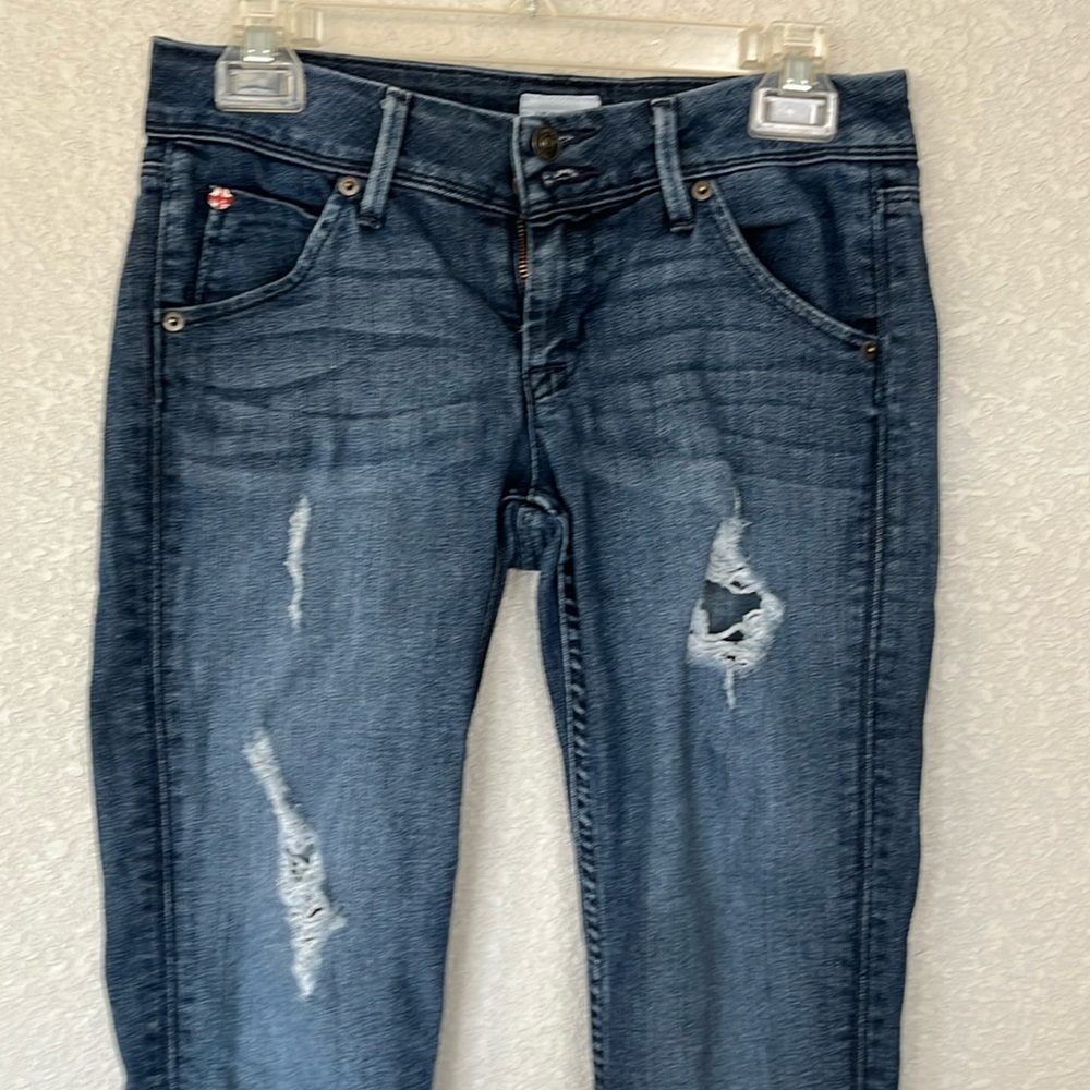 Hudson’s Collin Mid-Rise Skinny Ankle Jean Size 25 Front Rise 8.5” Inseam 30”